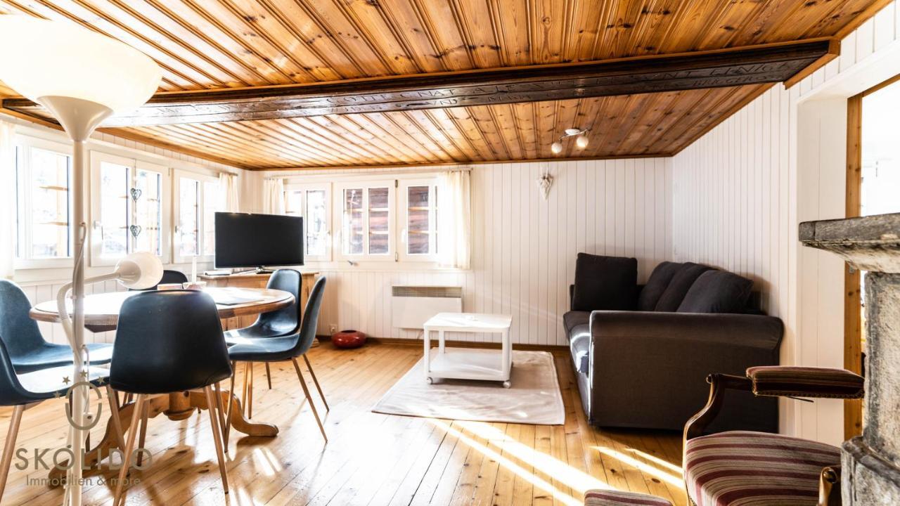 Heimeliges Walliserhaus Fiesch Kültér fotó