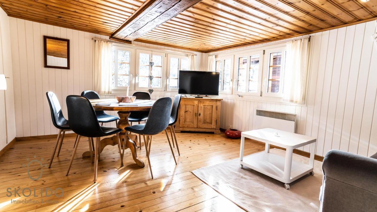 Heimeliges Walliserhaus Fiesch Kültér fotó